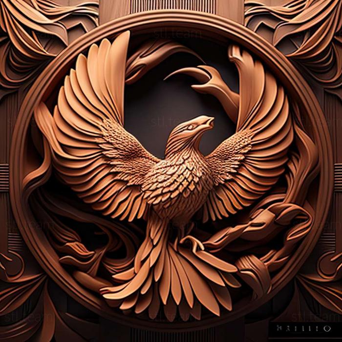 3D model phoenix (STL)